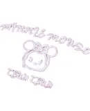 Disney Girls' Spring And Autumn 2025 Set, Children's Sportswear Set, Girls' Jacket DSNDD241352, Rose Red, Size 140