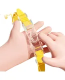 361° Children's Swimming Goggles, Large Frame with Integrated Earplugs, Waterproof And Anti-Fog, High-Definition, for Boys And Girls, Large Frame Swimming Goggles, Diving Blue And Yellow