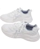 Huili Official Women's Shoes, Spring Sports Shoes for Women 2026, White Sneakers for Women, Running Shoes, Soft-Soled Shoes for Women, White And Gray, Size 40