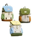 MR.ACE HOMME KIDS Outdoor Parent-Child Summer Travel Backpack, Kindergarten Elementary School Student School Bag, Sea Salt Pudding, Size L