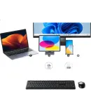 UGREEN MK331 Wireless Keyboard And Mouse Combo, Quiet Office Keyboard And Mouse Set, Compatible with Laptops And Desktops, Batteries Included, Keyboard And Mouse Share USB Wireless Receiver