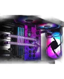 MSI Knife Edge 300R White MPG VELOX 300R AIRFLOW PZ WHITE Desktop Computer Case (Built-In Graphics Card Bracket, 360mm Water Cooling Support, ATX Rear Mount Compatible)