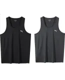 PUMA Men's Sleeveless Tank Top, Breathable Sports Undershirt Vest, Pack of 2