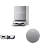 ECOVACS Robot Vacuum Cleaner X11 PRO: All-In Automatic Cleaning, Self-Washing Drum, Smart Floor Cleaning Robot with Silver Water Tank Versio