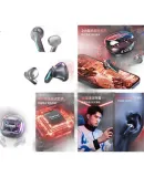 Lenovo [Ultra-Low Latency | E-Sports Grade] Gaming Headset, Bluetooth 5.4 Wireless Earphones, Semi-In Sound Positioning, RGB Lighting Effects, Compatible with Apple Xiaomi TG101 Black