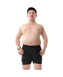 Li-Ning Men's Swim Trunks, Plus Size, Extra Large, for 200-300 Jin Weight, Loose-Fitting Swimsuit for Overweight Men, Hot Spring And Swimming Equipment