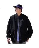 Huili Men's Jacket, Autumn Windproof Casual Coat, Sports Baseball Uniform, Workwear Outerwear, Men's Windbreaker, Pilot Jacket for Me