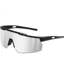 PEAK Cycling Glasses, Mountain Climbing Goggles, Windproof Sunglasses, Hiking And Outdoor Sports Ski Goggles, Black Frame with Mercury Lenses