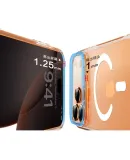 JD Original [Ultra-Durable Drop Protection | Magnetic Ice Clear] IPhone 17 Pro Case, Magnetic Apple 17 Pro Protective Cover, Transparent Magnetic Anti-Drop MagSafe Charging New Model