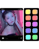 Sidande Tofu Light Fill Light RGB Pocket Light Camera Phone Photography Selfie Face Fill Handheld Portable Wireless Remote Control Hot Shoe Light Desktop Lighting Photography Light Accessory Kit