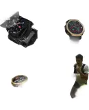 AMAZFIT T-Rex 3 Pro Wilderness Gold 48mm Smartwatch, Sports Outdoor Running Diving Blood Pressure Oxygen Heart Rate, Phone Men Women Electronic, New Year Christmas Gift