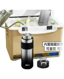 XTEP Insulated Water Bottle with Flip Lid Large Capacity Portable Sports Water Cup for Men and Women Outdoor Cycling Student Black