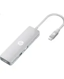 HP Docking Station Type-C, Apple Computer Adapter, Multi-Interface Macbook Expansion Dock, SD Card Reader, HDMI USB Expansion Dock, IPad Adapter, CT203C, Silver