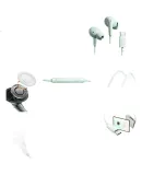 EDIFIER H230P Type-C In-Ear Wired Earphones, Hi-Res Gold Certification, Online Class Office Karaoke Microphone, Compatible with Huawei Xiaomi OPPO Phones, Ice White