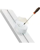 Panasonic Track Socket Movable Sliding Rail Kitchen Living Room Surface Mounted Sliding Power Strip Household Multifunctional Guide Rail Switch Socket Five-Hole Adapter (10A) White