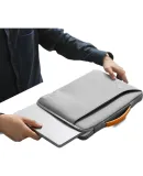 Lenovo x tomtoc Co-branded 14-inch Laptop Bag Handheld Notebook Bag Business Unisex for Huawei Apple MacBook Pro/Air L101 Gray