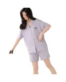 LangSha Women's Pajamas, Summer Breathable Cool Moisture-Wicking Skin-Friendly Comfortable Loungewear Set for Women, Suitable for Outdoor Wear 2026