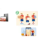 Lenovo Xiaoxin Tablet 11 Eye Protection 2.5K Ultra-Clear Large Screen Dimensity 6300AI Tablet AI Study Companion 6+128GB WIFI Sky Blue