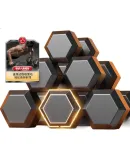 XTEP Dumbbell Set for Men And Women, Hexagonal Home Fitness Equipment, Weightlifting Combination Kit with Rubber Coating, Xia Yaling 2KG*2