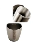 Lenovo 304 Stainless Steel Mug Large Capacity Coffee Cup for Men And Women Office Water Cup Tea Mug 430ml White
