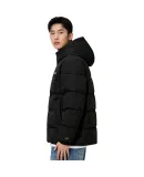 Adidas Men's Black 2XL Windproof Warmth Hotpot Down Jacket Comfortable Casual Sports Hoodie Coat