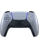 PlayStation Sony Chinese Version PS5 Controller DualSense Wireless Controller Compatible with Steam PS5 Controller Bright Gray Silver Christmas Gift New Year's Day
