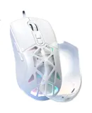Lenovo Ecosystem Brand Yinen Mouse Wired Gaming RGB Cool Lighting Hollow Design Magnetic Cover Replacement Gaming Business Office White G303PRO
