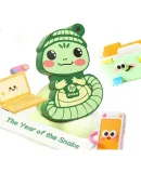 HP 64GB USB 3.2 Flash Drive 150MB/s High-Speed Transfer USB Pen Drive Business Office Study Computer Large Capacity Plug and Play Snake Year Zodiac Edition Gift