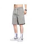 Paul Frank Men's Shorts, Summer Lightweight American-Style Shorts, Loose-Fitting Athletic Shorts, Knee-Length Shorts, Men's Beach Shorts, Light Gray, XL