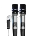 PHILIPS CSS2830 Portable Wireless Microphone Dual Channel Multifunction Professional UHF Microphone Home Karaoke Singer Dedicated True Diversity Amplifier Sound Mixer Audio Interface