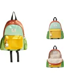 MR.ACE HOMME KIDS Children's Kindergarten Backpack for Grades 1-3 Elementary School Students, Large Capacity Water-Resistant Backpack, Caramel Melon M Size