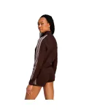 Chaqueta de punto CROCHET TT Adidas Originals para mujer KE0202 Marrón L