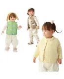 BALABALA Children's Clothing, Reversible Vest, 2025 New Autumn And Winter Style, Lambswool Top, Clothes for Boys And Girls