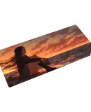 Juyingfeng Large Mouse Pad for Office, Gaming, FPS Smooth Surface, Anime Style, Chinese National Style, High Aesthetic Value, Premium Desk Mat for Men And Women, Sunset And Sea View Design, 800*300*2mm