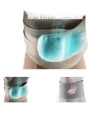 PHILIPS Waist Massager [Back Support Treasure] Massage Device Relieves Lower Back Pain, Warms Uterus, Provides Hot Compress, Waist Belt, Back Care Instrument, Gift for Boyfriend/girlfriend, Parents, New Year Birthday Present, 5202B Beige