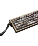 KEYSME Gaming Mouse Pad, Large Computer Laptop Office Desk Pad, Thickened Edge-Locked Keyboard Mat, Camouflage Desert