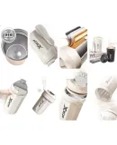 XTEP Coffee Insulated Water Bottle, 316 Stainless Steel, for Men And Women, Students, Lightweight, Portable, Large Capacity, Sold by JD