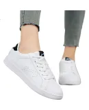 Zapatos de Canvas Guirenniao, Zapatos Casuales para Pareja, Zapatos de Verano para Mujeres, Zapatillas Deportivas Versátiles, Zapatos Blancos para Hombre, Blanco/negro, Talla de Mujer 40