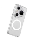 Lanxingxiansheng Compatible with Huawei Pura80Pro/Pro+ Phone Case, Pura80Pro/Pro+ Protective Case, Transparent Magnetic Charging Anti-Drop Phone Cover