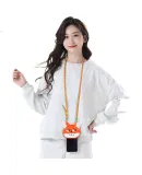 Disney Nick Phone Lanyard Bag, Small Coin Purse, Cartoon Plush Earphone Bag, Phone Crossbody Strap