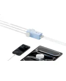 PHILIPS GaN 30W Fast Charging Laptop Socket/desk Charger/desk Socket/USB Power Strip Portable Power Bar, Xiaodiancang Safe Fast Charging 2A1C+3 Sockets Blue
