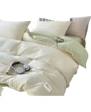 Hongdou Bedding Set for 1.5/1.8 Meter Bed, Includes Duvet Cover And Bed Sheet, Skin-Friendly Bare Sleeping Duvet Cover, 200*230cm Bedding