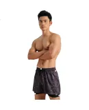 PEAK Men's Swim Trunks, Anti-Fog Large Frame Swimming Goggles, Swim Cap, Earplugs, Hot Spring Swimsuit Set, Men's Swimming Equipment, 2XL