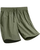 JEEP SPIRIT Men's Shorts, Summer Lightweight, Ice Silk Cool-Feeling Breathable, Mountain Style Quick-Dry Sports Five-Point Pants, Khaki, XL