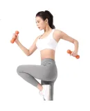 JOINFIT Bone Small Dumbbell, Color-Coated Matte, Women's Home Fitness Shaping, for Men And Women, 0.75KG Pair, Yellow