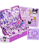 BULUQI Jewelry Box, Birthday Gift for Girls Aged 3-6 Children's Toy, Hair Accessories Gift Box for Young Girls