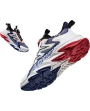 361° Children's Sports Shoes, Autumn 2025, Lightweight Shock-Absorbing School Sports Shoes for Boys And Girls, Breathable Mesh Outdoor Shoes, Blue, Size 38