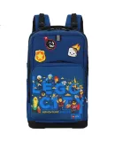 LEGO Elementary School Backpack for Grades 1-3, Children's Double Backpack with Reduced Weight, Large Opening, City Pattern Blue 20238