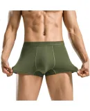 Skechers Official 7A Antibacterial Pure Cotton Underwear for Men, Comfortable Breathable Boxer Briefs, Men's Sports Sweat-Absorbing Shorts, Gift Box