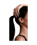 AJIDOU Women's Fashionable Leopard Print Alloy Earrings, Spring And Summer Popular Ear Jewelry, New Year Gift for Girlfriend